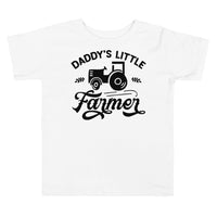 Daddy's Little Farmer Toddler Short Sleeve Tee