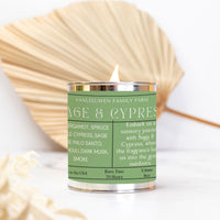 Sage & Sypress Candle Paint Can (Hand Poured 16 oz.)