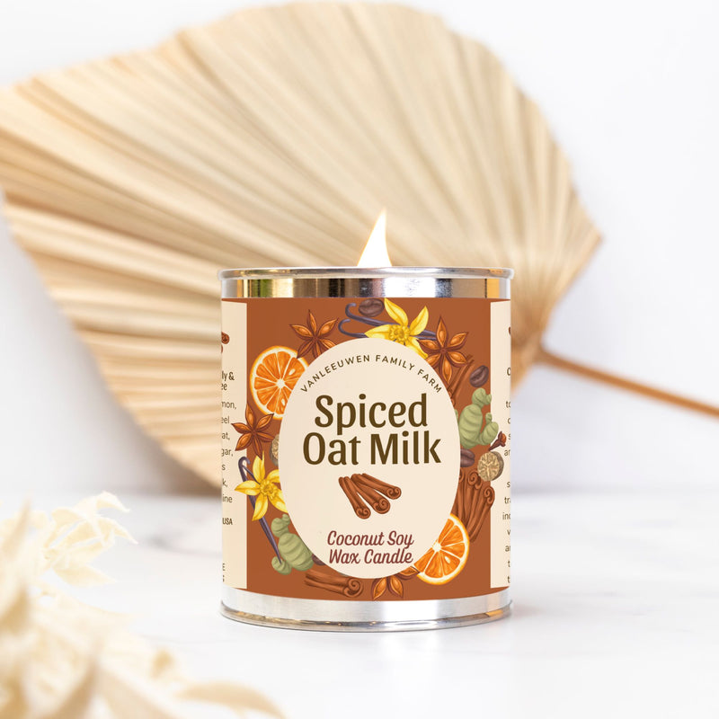 Spiced Oat Milk Candle Paint Can (Hand Poured 16 oz.)