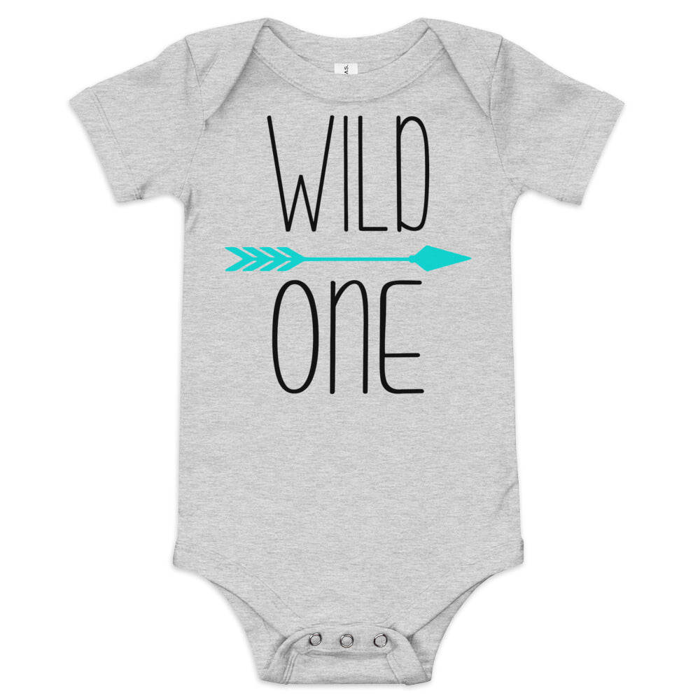 Wild One Baby short sleeve onesie