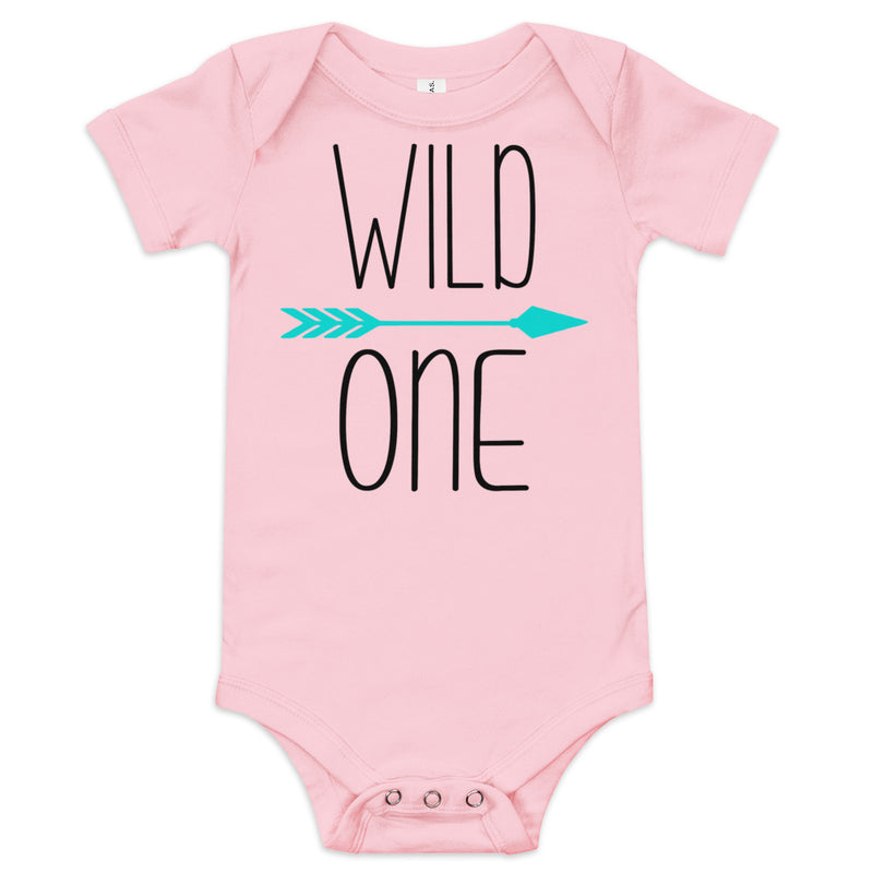 Wild One Baby short sleeve onesie