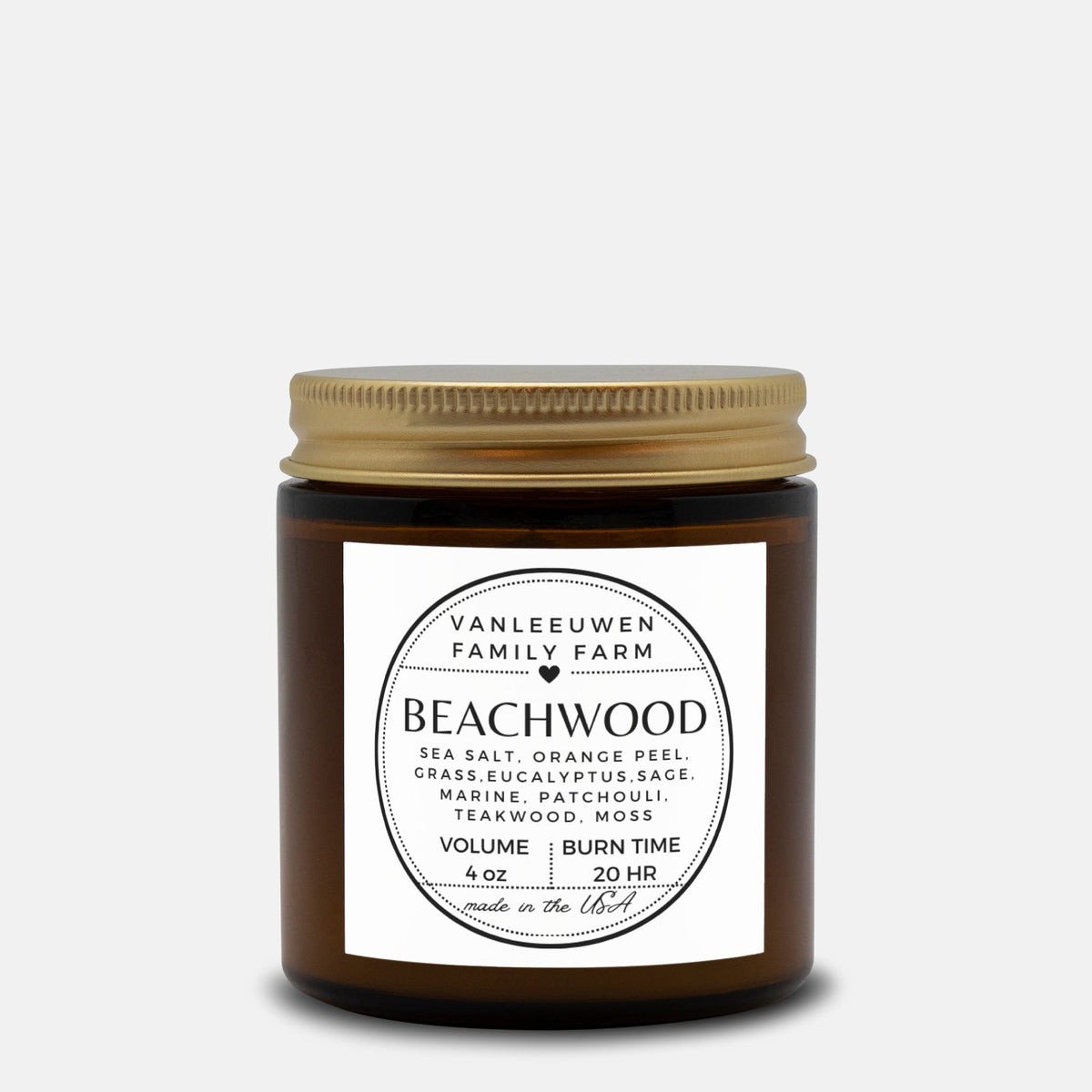 Beachwood Candle 4oz