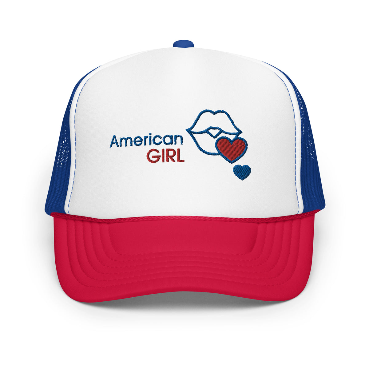 American Girl Foam trucker hat