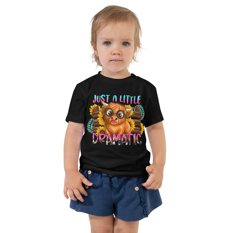 Just A Little Dramatic Toddler Short Sleeve Tee