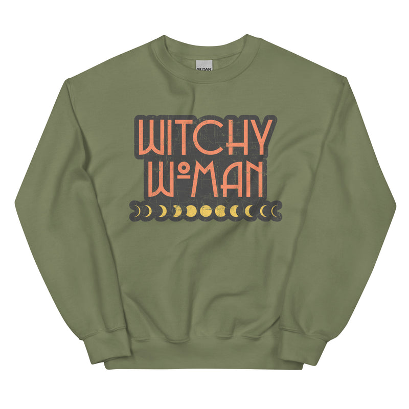 Witchy Woman Halloween Sweatshirt