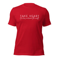 Take Heart he has overcome T-Shirt