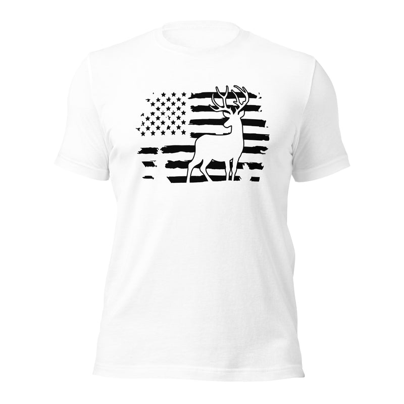 USA Flag Deer t-shirt