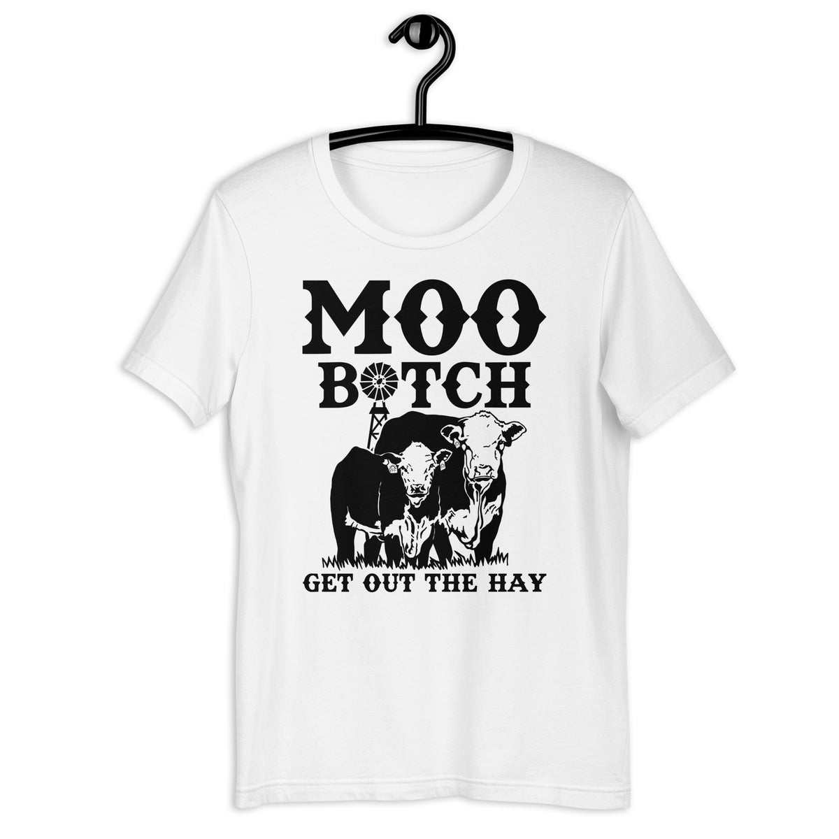 Moo Botch Get out the hay t-shirt