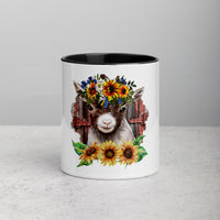 Goat Sunflower Mug
