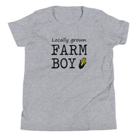 Locally Grown Farm Boy Youth Short Sleeve T-Shirt