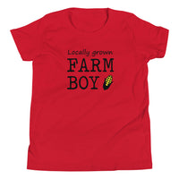 Locally Grown Farm Boy Youth Short Sleeve T-Shirt