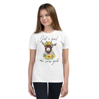 Just a girl who loves goats Youth Short Sleeve T-Shirt